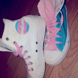 Trans Pride Converse W(7.5) M(5.5)